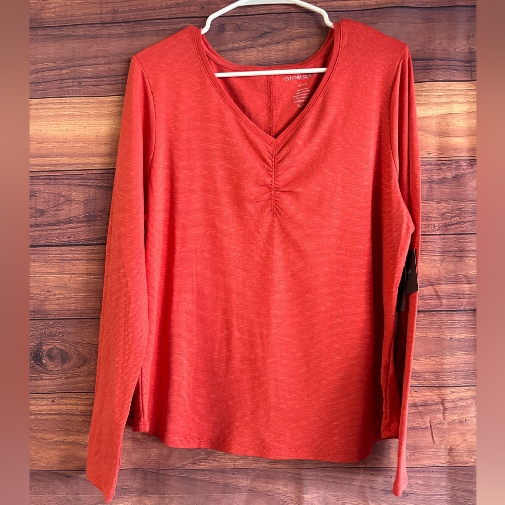 Cynthia Rowley V-Neck Blouse